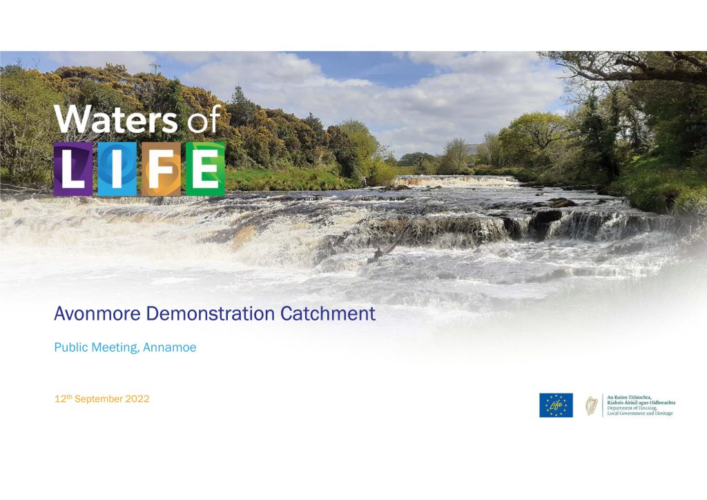 Waters of Life Avonmore Demonstration Catchment